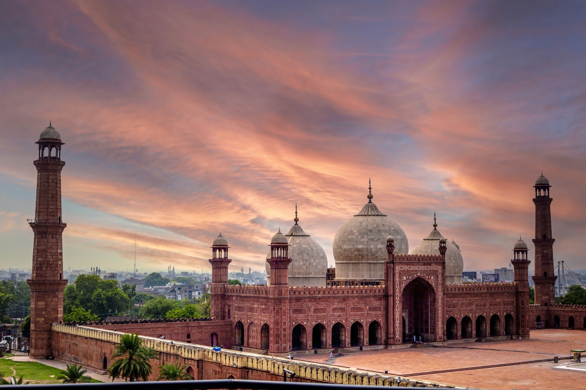 Badshahi Mosque, Lahore, at sunset